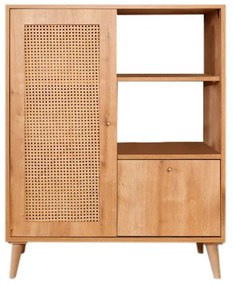 Armário Multiusos Hazeran – Carvalho – 40x90x110 cm