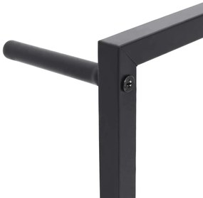 Toalheiro 60x10x116 cm aço preto