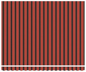 Toldo Laranja e marrom 400 × 300 cm laranja e castanho