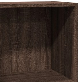 Estante 40x24x76 cm derivados de madeira carvalho castanho