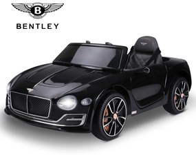 Bentley GT elétrico licenciado para crianças acima de 3 anos, carro 6V movido a bateria preto