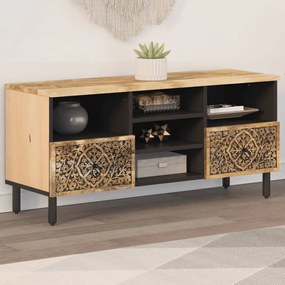 vidaXL Móvel de TV 100x33x46 cm madeira de mangueira maciça