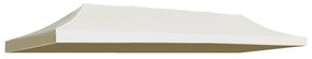 vidaXL Teto para tendas de festas 3x6 m creme