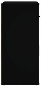 Aparador 80x33x70 cm derivados de madeira preto