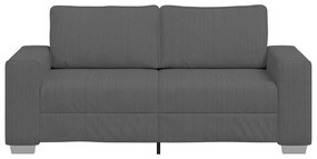 Sofá-luvas 140 cm tecido corduroy cinzento-escuro