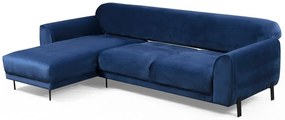 Sofá-cama de canto Image Corner – Azul Marinho – 287 cm x 169 cm