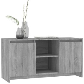Móvel de TV 102x37,5x52,5 cm derivados madeira sonoma cinza