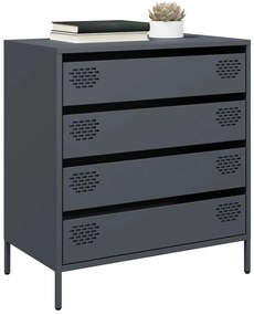 Aparador 68x39x73,5 cm aço laminado a frio antracite