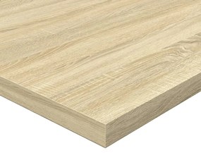 Prateleiras estante 4pcs 60x30x1,5cm contraplacado cor carvalho