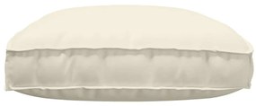 Cushion para Palete para Assento Creme 120x80x12 cm Tecido Oxford