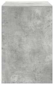 Mesa Betão Cinza 80x50x76 cm Madeira engenheirada