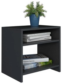 Mesa de cabeceira 40x30x40 cm derivados de madeira preto
