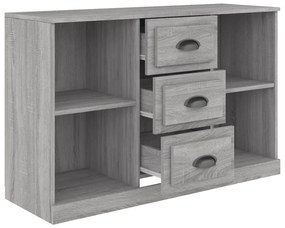Aparador 104,5x35,5x67,5cm derivados de madeira cinzento sonoma