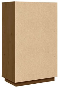 Aparador alto 67x40x108,5 cm pinho maciço castanho mel