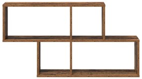 Prateleira de Parede Madeira Antiga 100x20x53 cm Madeira de Engenharia