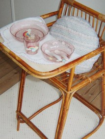 Conjunto refeição com brilhantes KONGES SLOJD rosa
