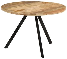 Mesa de jantar 110x75 cm madeira de mangueira maciça