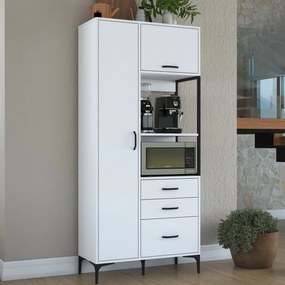 Armário Multiusos JE112 – Branco – 90x198,6x40 cm