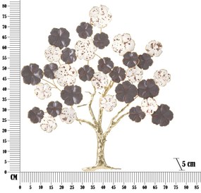 DECORAÇÃO DE PAREDE ALBERO PURPY CM 73,7X5X80 MULTICOLOR