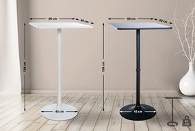 Mesa alta quadrada 108 x 60 x 60 cm Branco
