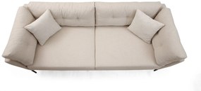 Sofá de 3 Lugares Mapa – Creme – 214 cm x 90 cm x 84 cm