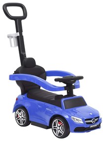 Carro infantil de empurrar Mercedes-Benz C63 azul