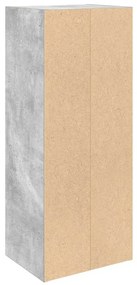 Estante 31x24x77 cm derivados de madeira cinzento cimento