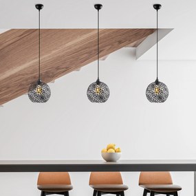 Candeeiro de Teto Hay – Preto – 25 x 25 x 126 cm