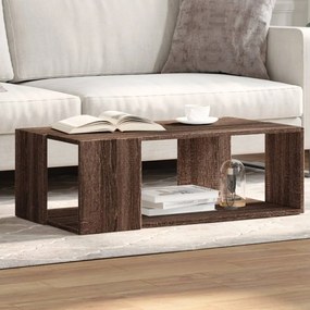 Mesa de centro 89,5x48x30cm derivados madeira carvalho castanho