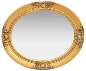 Espelho de parede estilo barroco 50x60 cm dourado