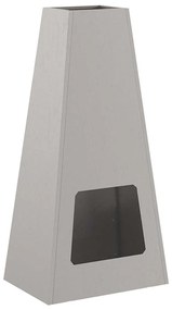 Fogueira vidaXL 50x35x100 cm Aço Envelhecido