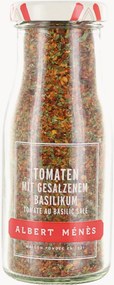 Mistura de especiarias tomate com manjericão