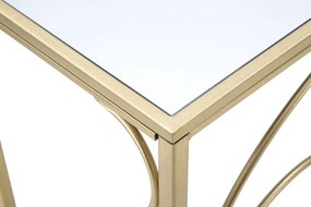 MESA CONSOLA 140X40X80 CM DOURADO
