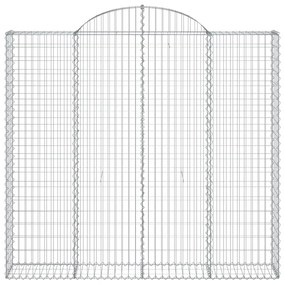 Cestos gabião arqueados 7pcs 200x30x180/200cm ferro galvanizado