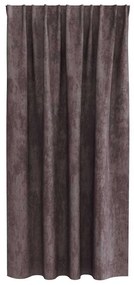 Cortinas de Veludo 2 peças com Ilhós Marrom 175x140 cm