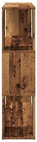 Armário/divisória de quarto madeira velha 100x24x94 cm