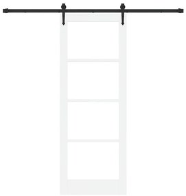 Porta deslizante vidaXL com conjunto de hardware 'ORKDAL'Branco 78x211