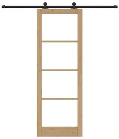 Porta Deslizante com Conjunto de Ferragens 'ORKDAL'83x232 cm