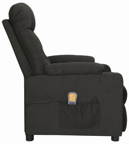 Poltrona de massagens elevatória tecido preto