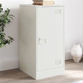 vidaXL Aparador 34,5x39x73 cm aço branco