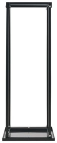 Suporte para lenha com base 37x37x113 cm aço preto