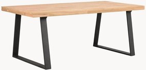 Mesa de jantar em madeira de carvalho Brooklyn