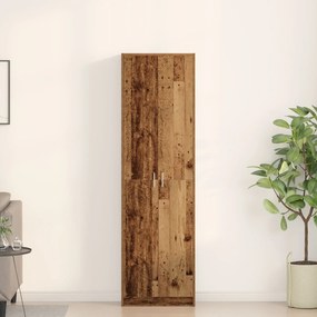 Guarda-roupa Madeira Antiga 55x25x189 cm Madeira Engenheirada