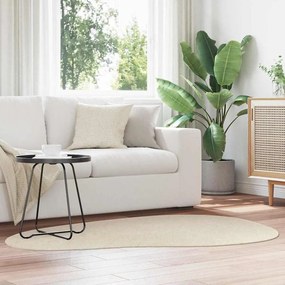 vidaXL Tapetes de área HUARTE Bege 120 x 170 cm Poliéster