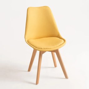 Cadeira Synk Tecido - Amarelo