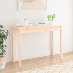 Mesa consola 110x40x75 cm madeira de pinho maciça