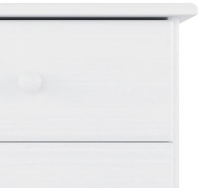 Aparador alto ALTA 77x35x165 cm madeira de pinho maciça branco