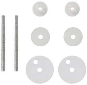 Assento de sanita com tampa design simples MDF branco