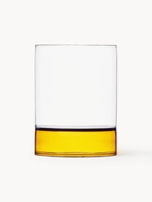 Copos em borosilicato artesanais Bamboo Groove, conjunto de 2