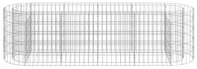 Canteiro elevado/cesto gabião 190x50x50 cm ferro galvanizado